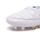 Nike Tiempo R10 FG Kangaroo Leather Cleat White Golden