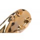 Nike Tiempo R10 FG Kangaroo Leather Cleat White Golden