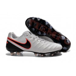 Nike Men's Tiempo Legend VI FG K-leather Soccer Boots Pure Platinum & Metallic Silver