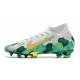 Nike Mercurial Superfly VII Elite SE FG x Mbappé Vast Grey Gold Electro Green