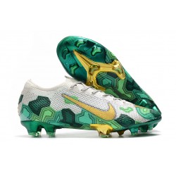 Mbappe Nike Mercurial Vapor XIII 360 Elite FG Grey Green Gold