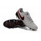 Nike Men's Tiempo Legend VI FG K-leather Soccer Boots Pure Platinum & Metallic Silver