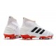 adidas Predator Mania 19.1 FG ADV Soccer Boots - White Core Black
