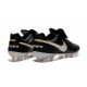Nike Men's Tiempo Legend VI FG K-leather Soccer Boots Black White Gold