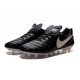 Nike Men's Tiempo Legend VI FG K-leather Soccer Boots Black White Gold