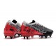 Nike Mercurial Vapor 13 Elite SG Pro Anti-Clog Neymar Chrome Black Red