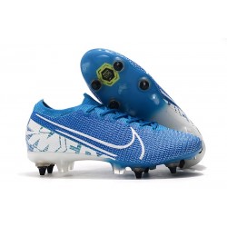 Nike Mercurial Vapor 13 Elite SG Pro Anti-Clog New Lights Blue White