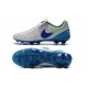 Nike Men's Tiempo Legend VI FG K-leather Soccer Boots White Blue