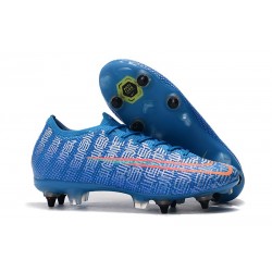 Nike Mercurial Vapor 13 Elite SG Pro Anti-Clog Blue Red