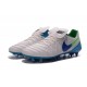 Nike Men's Tiempo Legend VI FG K-leather Soccer Boots White Blue