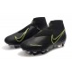 Nike Phantom Vision Elite DF SG-PRO Anti-Clog Black Volt