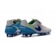 Nike Men's Tiempo Legend VI FG K-leather Soccer Boots White Blue