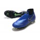 Nike Phantom Vision Elite DF SG-PRO Anti-Clog Racer Blue Black Silver