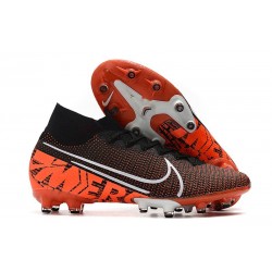 Nike Mercurial Superfly VII Elite AG-PRO Black White Hyper Crimson