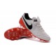 Nike Men's Tiempo Legend VI FG K-leather Soccer Boots White Red Black