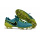 Nike Men's Tiempo Legend VI FG K-leather Soccer Boots Blue Black