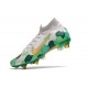 Nike Mercurial Superfly VII Elite SG Pro Mbappé Vast Grey Gold Green
