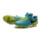 Nike Men's Tiempo Legend VI FG K-leather Soccer Boots Blue Black