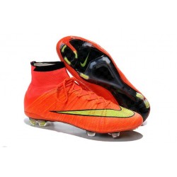 Cristiano Ronaldo Nike Mercurial Superfly 4 FG Football Boots Hyper Punch Gold