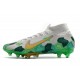 Nike Mercurial Superfly VII Elite AG-PRO x Mbappé Vast Grey Gold Green