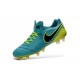 Nike Men's Tiempo Legend VI FG K-leather Soccer Boots Blue Black