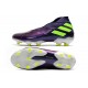 Top adidas Nemeziz 19+ FG Soccer Cleats Purple Green