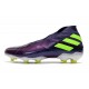 Top adidas Nemeziz 19+ FG Soccer Cleats Purple Green