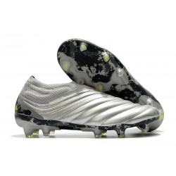 adidas Copa 20+ K-leather Soccer Cleat - Silver Solar Yellow