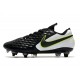 Nike Tiempo Legend 8 Elite SG-PRO Anti-Clog Black White Volt