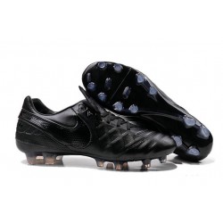 Nike Men's Tiempo Legend VI FG K-leather Soccer Boots All Black