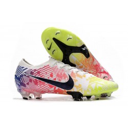 New Nike Mercurial Vapor 13 Elite FG ACC Neymar White Black Blue Volt