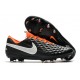 Soccer Cleats Nike Tiempo Legend VIII FG - Black White Orange