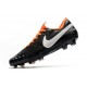 Soccer Cleats Nike Tiempo Legend VIII FG - Black White Orange