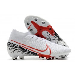 Nike Mercurial Superfly VII Elite AG-PRO Artificial-Grass White Red
