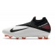 Nike Phantom Vision 2 Elite DF FG Cleats -White Black Laser Crimson