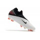 Nike Phantom Vision 2 Elite DF FG Cleats -White Black Laser Crimson