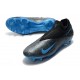 Nike Phantom Vision 2 Elite DF FG Cleats -Black Laser Blue Anthracite