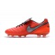 Nike Men's Tiempo Legend VI FG K-leather Soccer Boots Crimson Silver