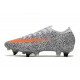 Nike Mercurial Vapor XIII Elite SG-PRO CR7 Safari - White Orange Black