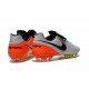 New 2016 Nike Tiempo Legend 6 FG Leather Football Cleats White Black Orange