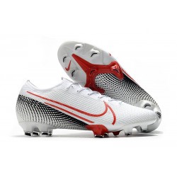 Nike Mercurial Vapor XIII Elite FG LAB2 - White Laser Crimson Black