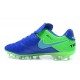 New 2016 Nike Tiempo Legend 6 FG Leather Football Cleats Blue Green