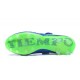 New 2016 Nike Tiempo Legend 6 FG Leather Football Cleats Blue Green