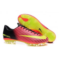 New 2016 Nike Mercurial Vapor XI FG ACC Soccer Boots Total Crimson/Volt/Black
