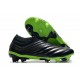 adidas Copa 20+ K-leather FG Dark Motion - Core Black Signal Green