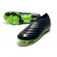 adidas Copa 20+ K-leather FG Dark Motion - Core Black Signal Green