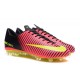 New 2016 Nike Mercurial Vapor XI FG ACC Soccer Boots Total Crimson/Volt/Black