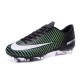 New 2016 Nike Mercurial Vapor XI FG ACC Soccer Boots Black White Blue