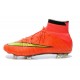 Cristiano Ronaldo Nike Mercurial Superfly 4 FG Football Boots Hyper Punch Gold