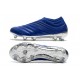 adidas Copa 20+ K-leather FG Cleat -Team Royal Blue Silver Metallic